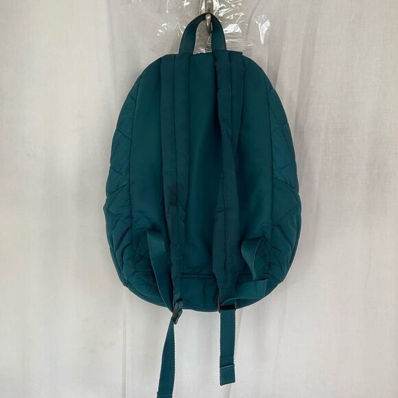 Marc Jacobs Quilted Nylon Backpack Deep Teal Blue - Picture 4 of 13